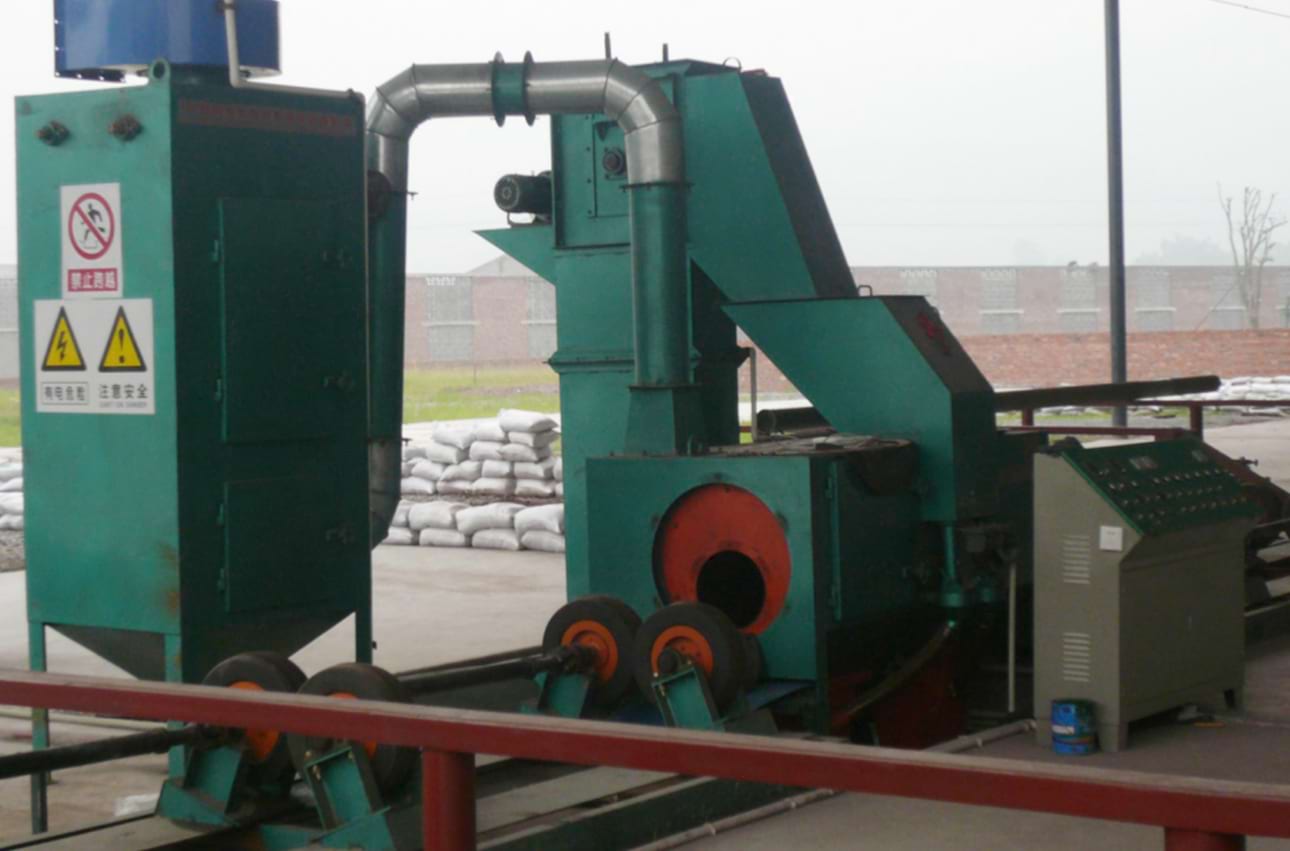 Shot blasting and rust removal machine